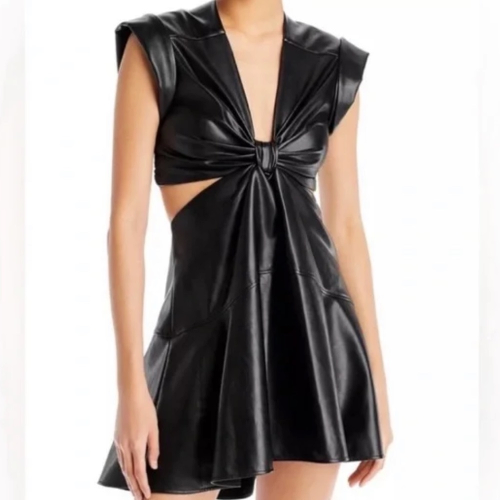 Jason Wu Faux Leather Mini Dress